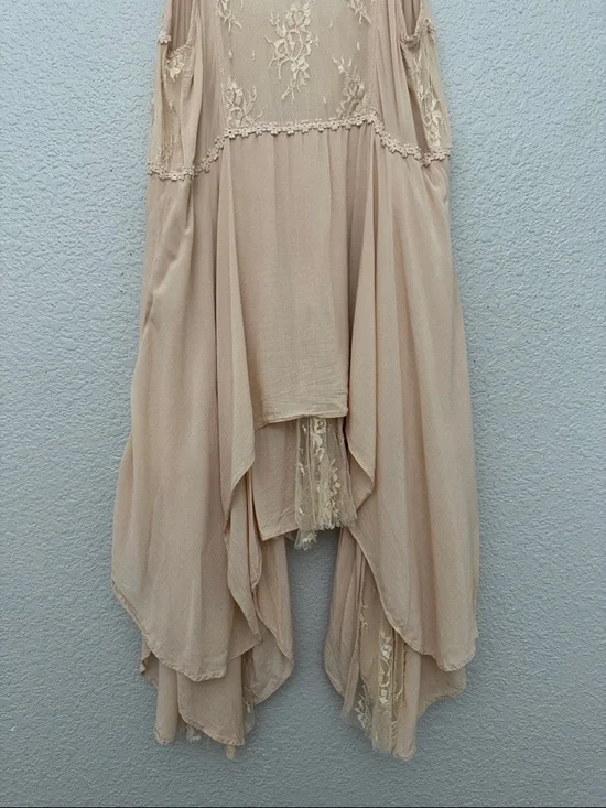 Intimately Free People Voile Pieced Laced Tunic Slip Dress Size XS - Picture 9 of 13